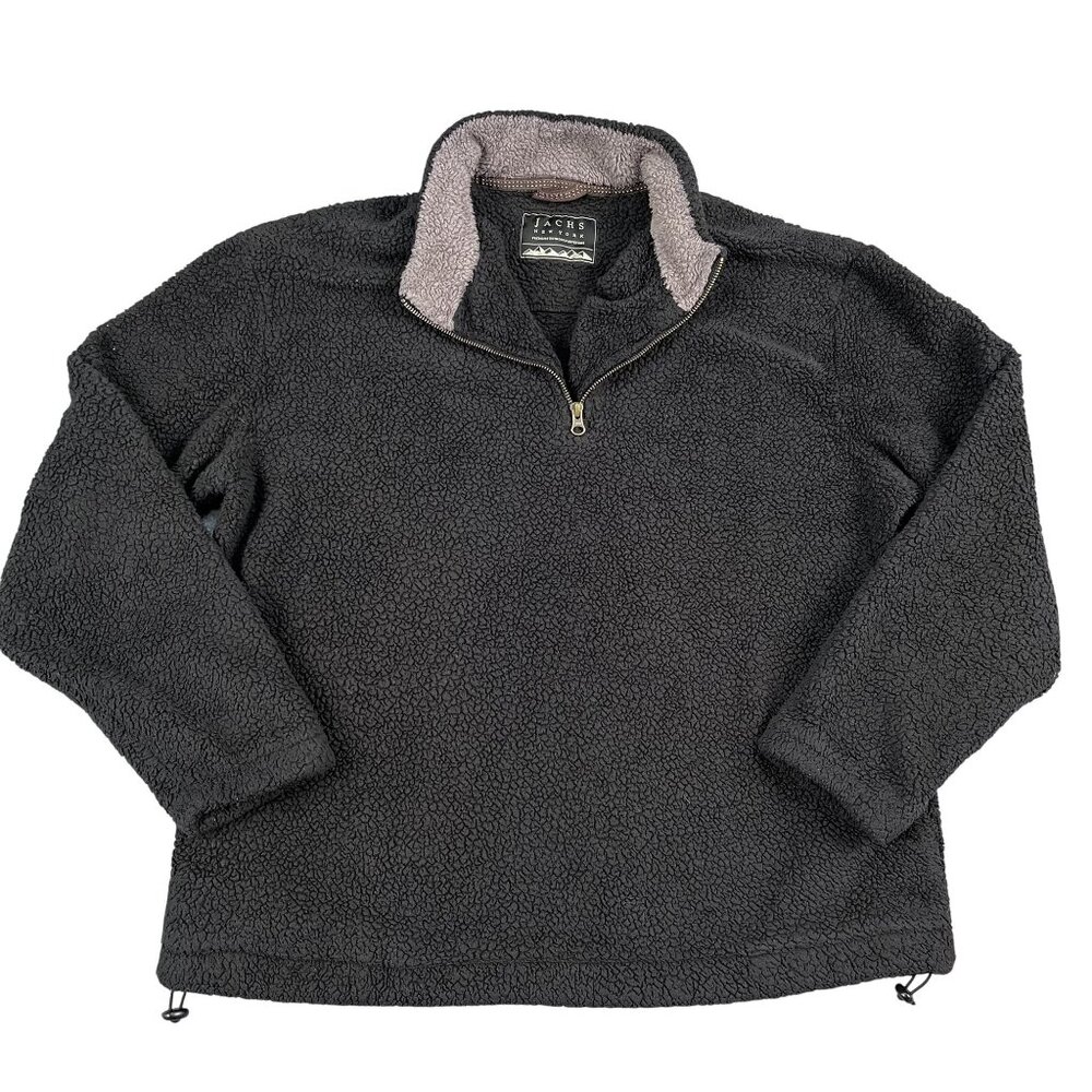 Jachs Black Zip Up Sweater